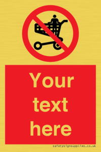 Custom prohibition no standing in trolley